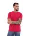 Camiseta de Algodão Egípcio Masculina Básica 90102 Rosa Grena Consciência - Marca Consciência