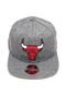Boné New Era Snapback Chicago Bulls Cinza - Marca New Era