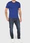 Camiseta Polo Ralph Lauren Listrada Azul/Azul-Marinho - Marca Polo Ralph Lauren