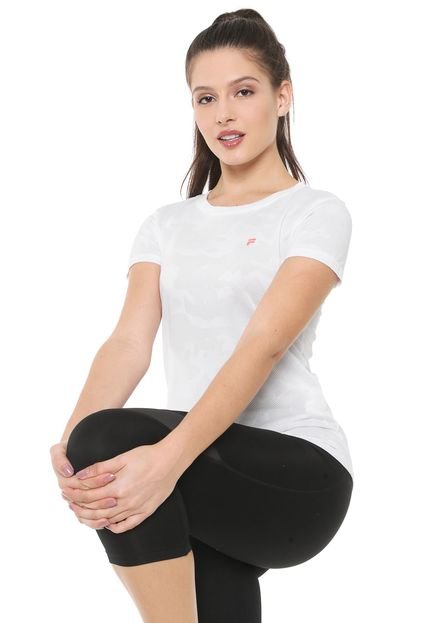 Camiseta Fila Jacquard Camo Branca - Marca Fila