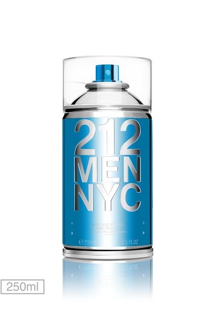 Body Spray Perfume 212 Men Carolina Herrera 250ml - Marca Carolina Herrera