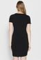 Vestido Cativa Curto Liso Preto - Marca Cativa