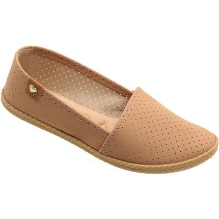 Sapatilha Moleca Nobuck Pele Neo Casual Feminino  Vulcabras Nude - Marca Vulcabras