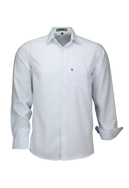 Camisa Manga Longa Amil Modelo Tradicional Com bolso 832 Branco - Marca Amil