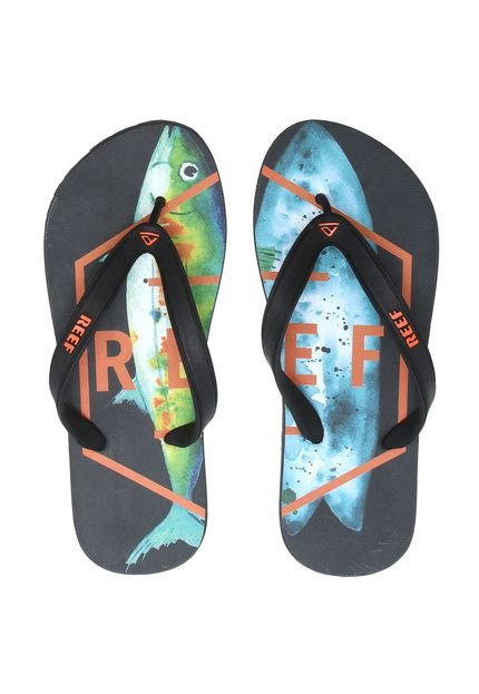Chinelo Reef Switchfoot Fusion Preto - Marca Reef