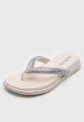 Rasteira Beira Rio Hotfix Off-White - Marca Beira Rio