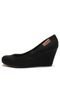 Scarpin Moleca Anabela Preto - Marca Moleca