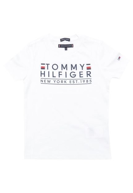 Camiseta Tommy Hilfiger Kids Menino Branca - Marca Tommy Hilfiger Kids