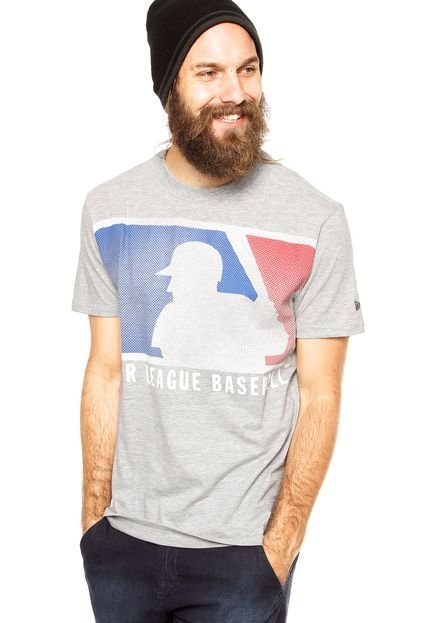 Camiseta New Era MLB Cinza - Marca New Era