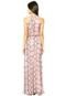 Vestido Longo Leeloo Fashion Rosa - Marca Leeloo