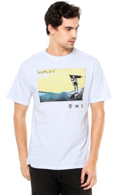 Camiseta Hurley Rock The Plank Branca - Marca Hurley