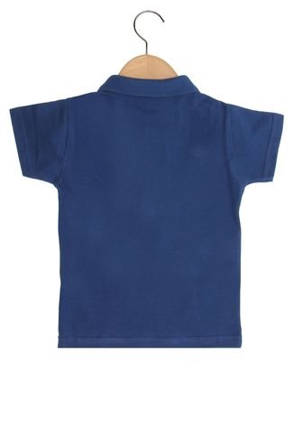 Camisa Polo Elian Menino Azul