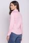 Camisa Feminina Aflex Básica Lisa Bordada Polo Wear Rosa Claro - Marca Polo Wear