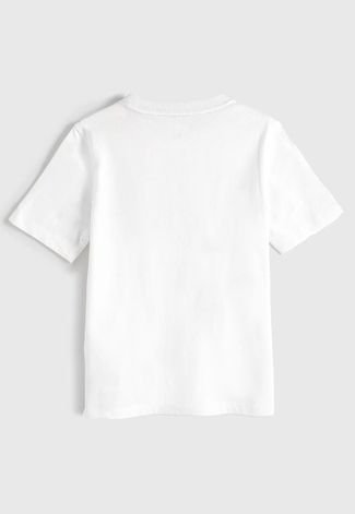 Camiseta GAP Infantil Logo Branca