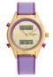Relógio Mondaine 99120LPMVDH3 Dourado/Roxo - Marca Mondaine