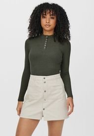 Sweater Jacqueline de Yong Verde - Calce Slim Fit