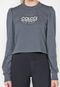 Blusa de Moletom Fechada Colcci Fitness Eco Active Grafite - Marca Colcci Fitness