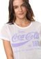 Camiseta Coca-Cola Jeans Lettering Branca - Marca Coca-Cola Jeans
