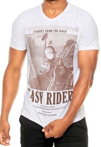 Camiseta Kohmar Easy Rider Bege