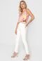 Calça Sarja Dress to Skinny Desfiada Off-White - Marca Dress to