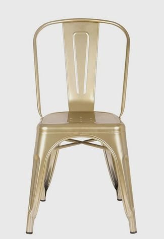Cadeira Iron Dourado Rivatti Dourada Sourada
