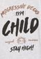 Camiseta Child Stay High! Cinza - Marca Child