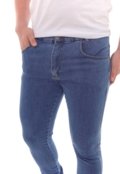 Calça Jeans Super Skinny Masculina Azul Médio - Marca GARAIS MODA