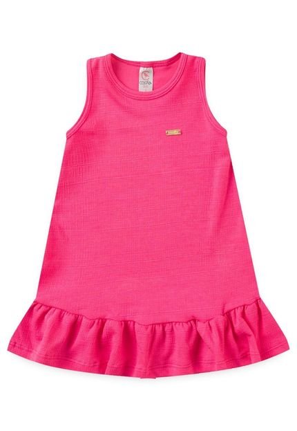 Vestido Infantil Lovelie Pink - Marca VIDA COSTEIRA