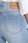 Calça Cropped Jeans Lança Perfume Skinny Assimétrica Azul  - Marca Lança Perfume