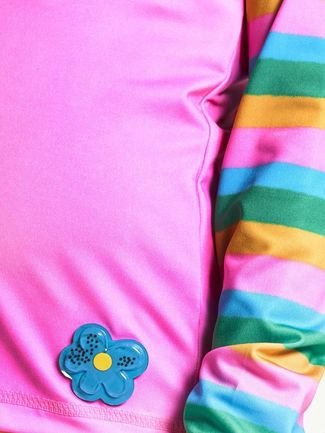 Blusa UV Infantil Menina Estampa Dia de Fofura  Tam 1 a 10 anos  Rosa