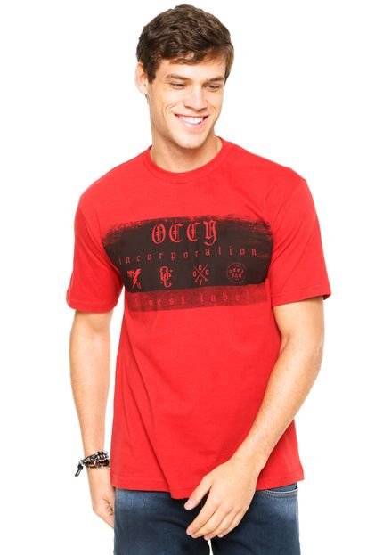 Camiseta Occy Bowen Vermelha - Marca Occy