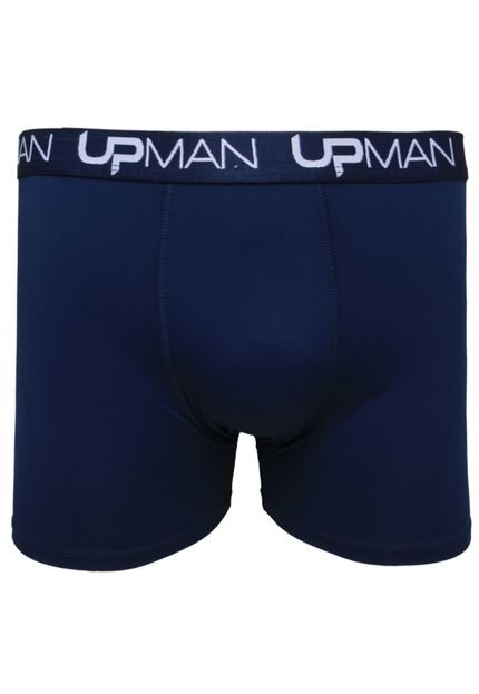 Cueca Upman Boxer Lisa Azul - Marca Upman