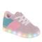 Tênis Calçado Infantil Feminino Menina Com Luzes de Led Colors New City - Marca Pemania