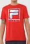 Camiseta Fila Soft Urban Acqua Vermelha - Marca Fila