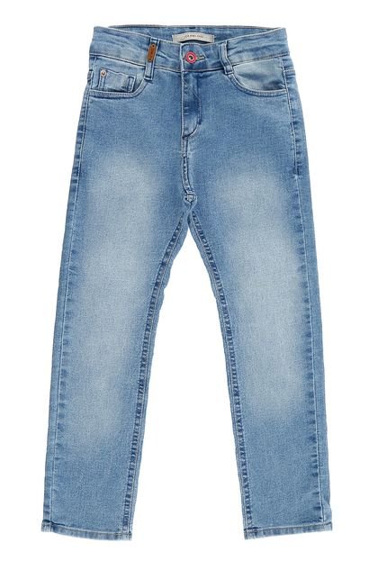 Calça Jeans Infantil Menino Skinny Azul - Marca Crawling
