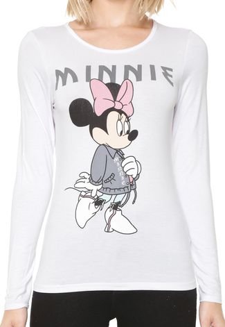 Blusa Cativa Disney Minnie Off-White
