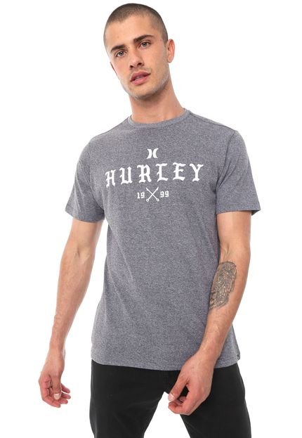 Camiseta Hurley Silk World Wild Cinza - Marca Hurley