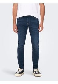 Jeans Only & Sons Azul - Calce Slim Fit