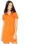 Vestido Polo Calvin Klein Jeans Curto Estampado Laranja - Marca Calvin Klein Jeans