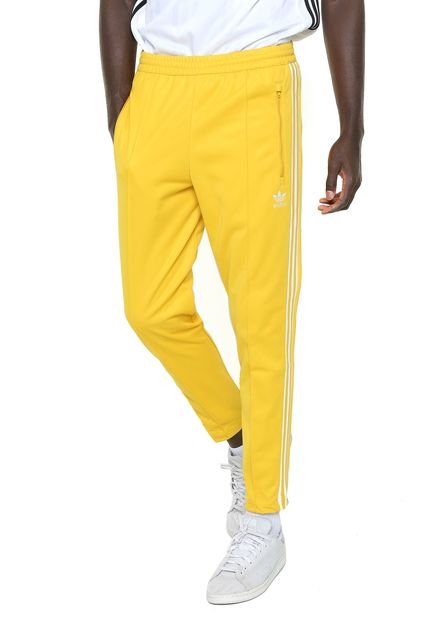 Calça adidas Originals Becken Bauer TP Amarela - Marca adidas Originals