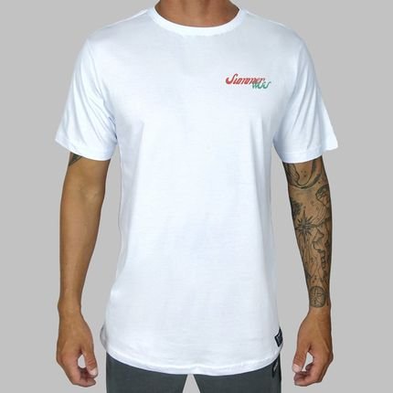 Camiseta Surf Masculina Branca LA Summer Prime WSS - Marca WSS Brasil