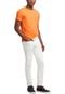 Camiseta Polo Ralph Lauren Custom Slim Fit Laranja - Marca Polo Ralph Lauren