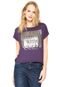Blusa Guess In Love Roxa - Marca Guess