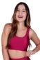 Top Fitness com Bojo Removível Cropped de Academia 3D Pink - Marca TERRA E MAR MODAS
