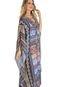 Kaftan 101 Resort Wear Longo Azul - Marca 101 Resort Wear