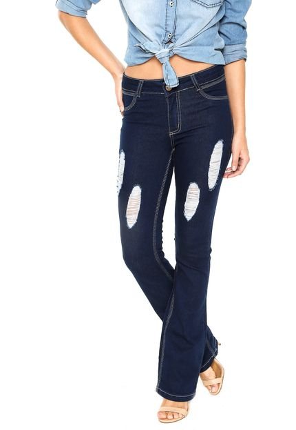 Calça Jeans GRIFLE COMPANY Detalhe Bootcut Azul - Marca GRIFLE COMPANY