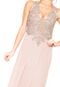 Vestido D.DRESS Longo Musseline Rosa - Marca D.DRESS