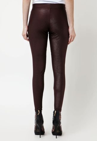 Commando Faux Leather Legging with Control Brown Croc