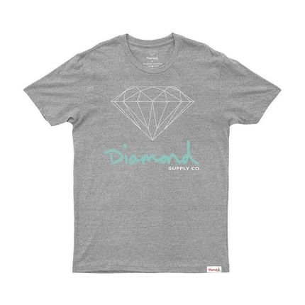 Camiseta Diamond OG Sign Tee Masculina Cinza Claro - Marca Diamond