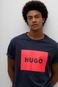 Camiseta HUGO Dulive Azul - Marca HUGO